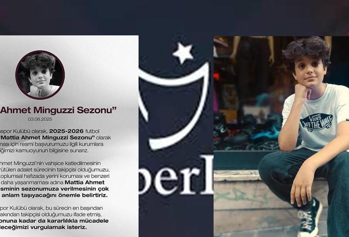 Trabzonspor’dan ‘Mattia Ahmet Minguzzi Sezonu’ başvurusu
