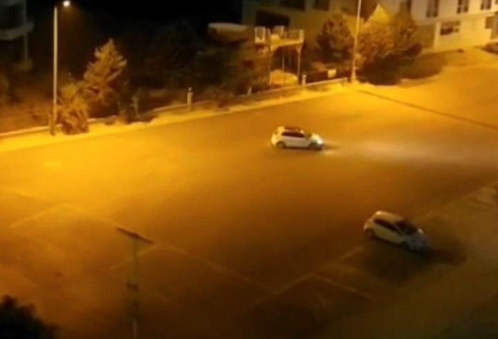 Otomobiliyle drift atan sürücünün ehliyetine el konuldu