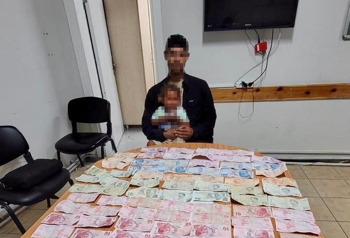 Yakalanan dilencinin üzerinden 3 bin 985 lira çıktı