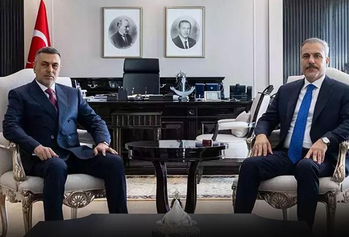 Dışişleri Bakanı Hakan Fidan, Basra Valisi Eydani ile görüştü