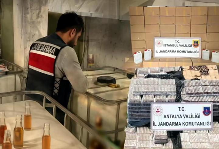 81 ilde kaçak/sahte alkol operasyonu; 121 gözaltı