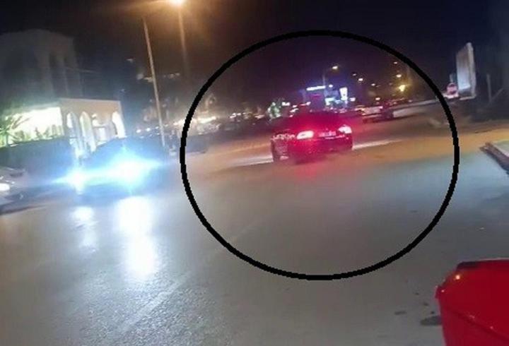 Hatay'da drift atan sürücü dereye uçtu!