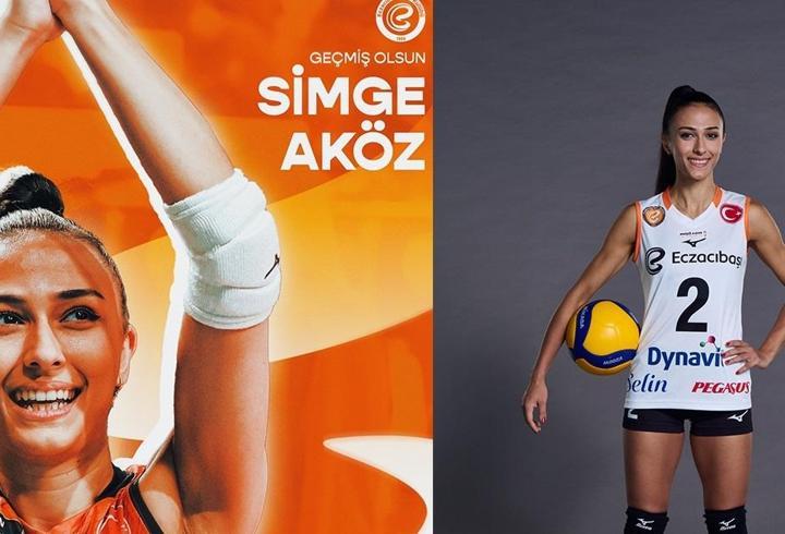 Millî voleybolcu Simge Aköz, ameliyat edildi