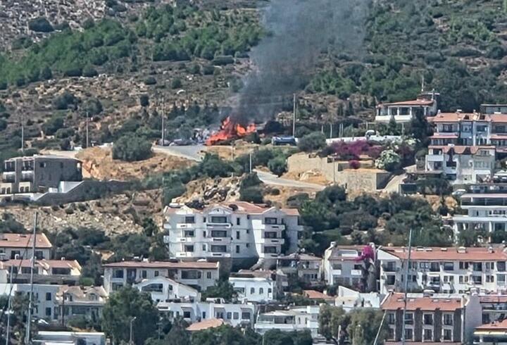 Muğla'da maki yangınında 1,5 dönüm alan zarar gördü