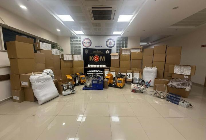 Manisa'da kaçak tütün operasyonu