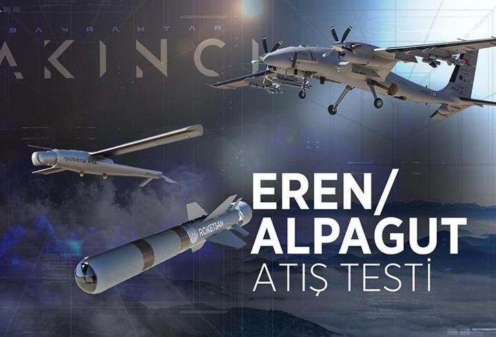 ALPAGUT, AKINCI TİHA’dan yapılan ilk atışını başarıyla tamamladı