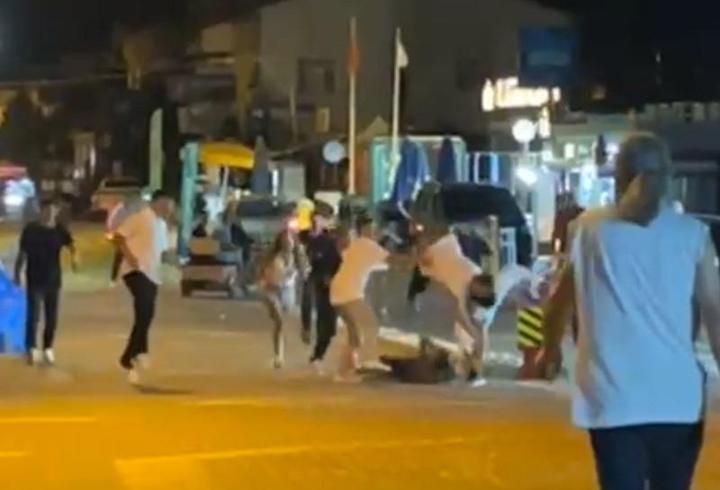 Edirne'de 6 kişinin yaralandığı kavga kamerada