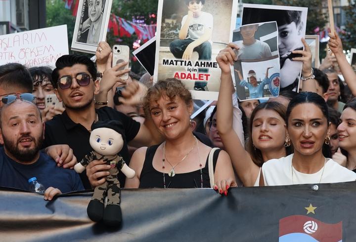 Trabzon'da Mattia Ahmet Minguzzi için yürüdüler