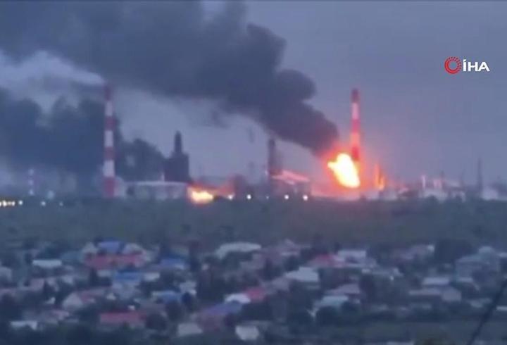 Ukrayna'dan Rus petrol rafinerisine saldırı