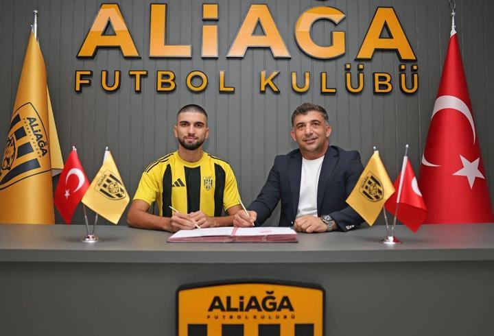 Aliağa FK'da Furkan'dan profesyonel imza