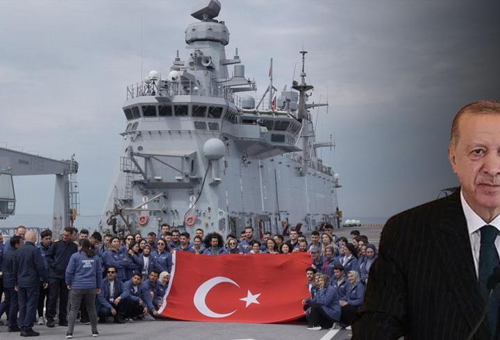 Erdoğan’dan, TCG Anadolu’da 'Zafer Yolculuğu' paylaşımı