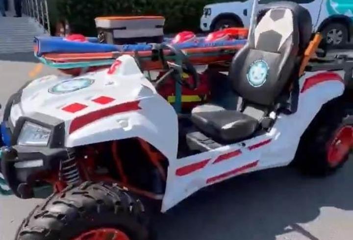 Bakan Memişoğlu, ATV ambulansı test etti