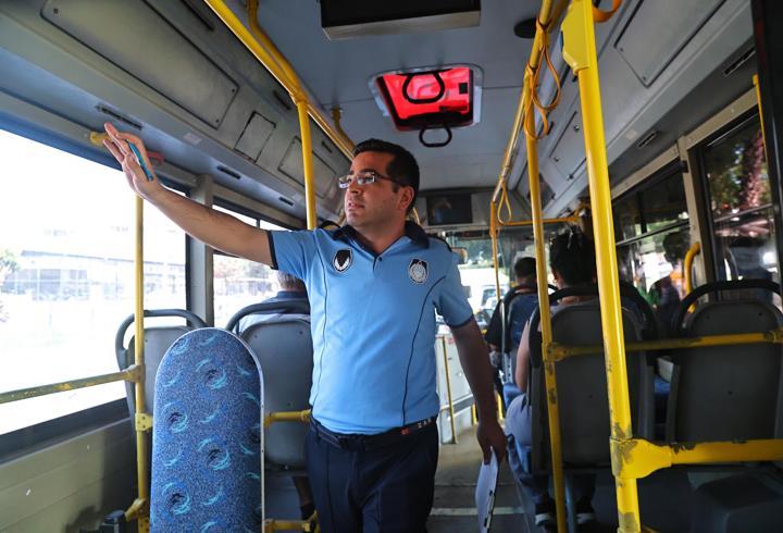 Antalya'da halk otobüslerinde klima denetimi yapıldı