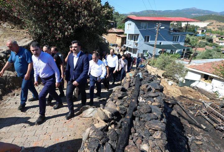 Yanan köy evlerinin inşa süreci başlıyor