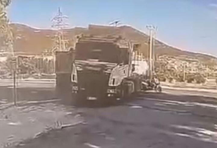 TIR şoförünün dikkati kazayı önledi; o anlar kamerada