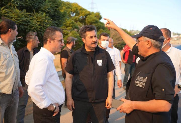 Yenişehir’de 100 hektarlık alan yandı