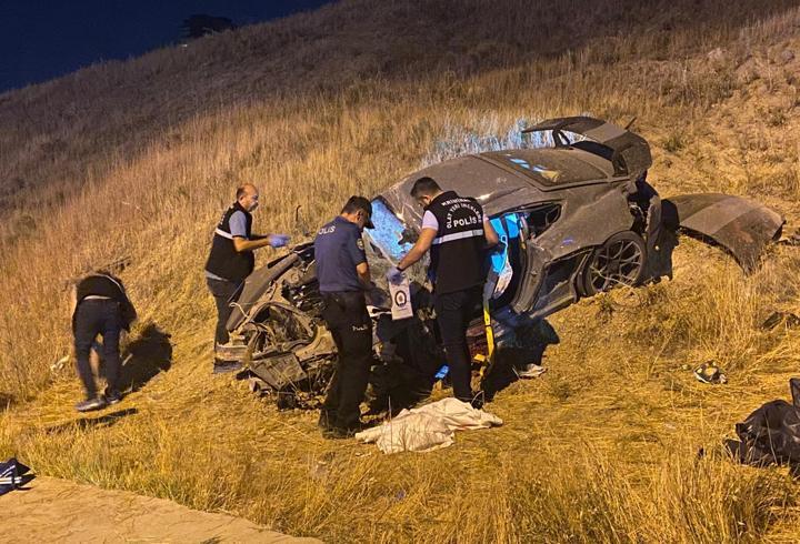 Ankara'da otomobil takla attı: 1 ölü, 1 yaralı