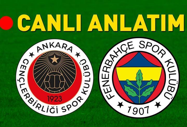Fenerbahçe, Gençlerbirliği deplasmanında! Muhtemel 11'ler...