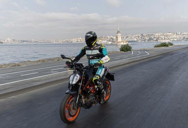 Motosiklette yeni güvenlik sistemleri devrede
