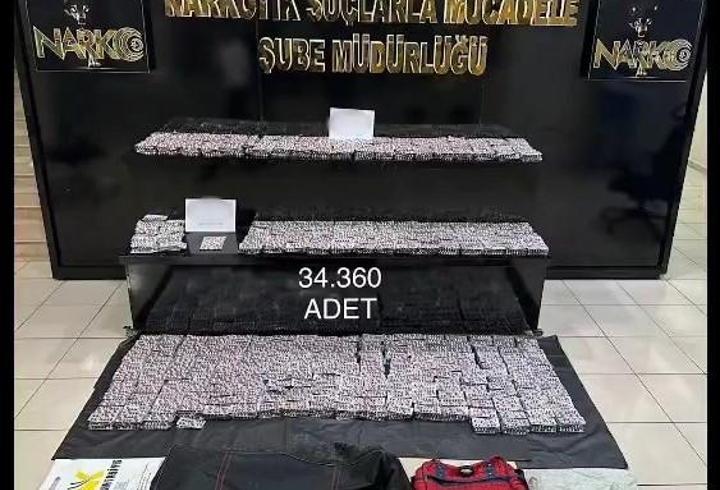 Diyarbakır’da 34 bin uyuşturucu hap ile 2 kilo kokain ele geçirildi