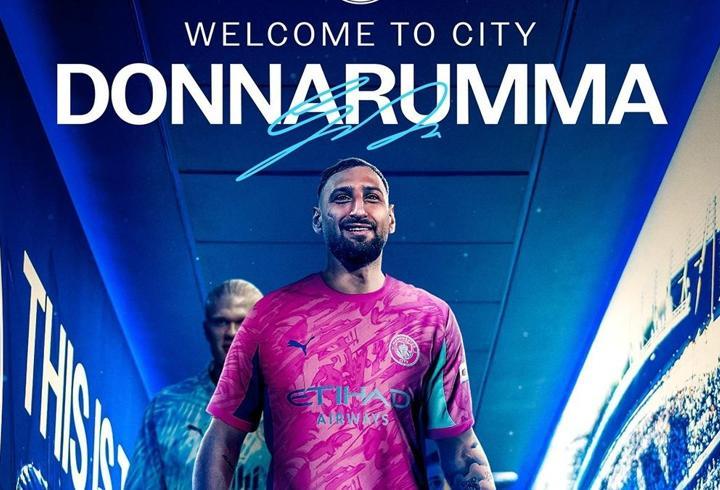 Manchester City, PSG'den Gianluigi Donnarumma’yı transfer etti