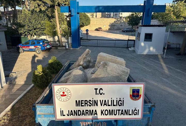 Mersin’de tarihi eser operasyonu: 2 gözaltı