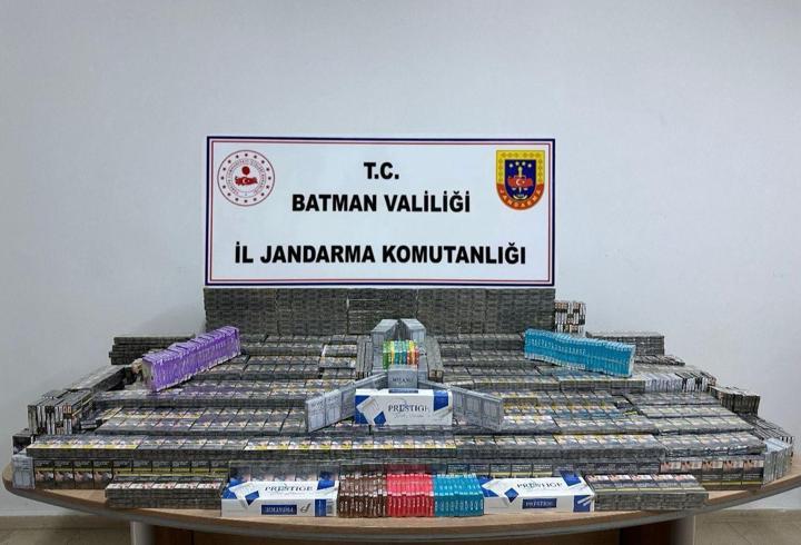 Batman'da 5 bin 589 paket kaçak sigara ele geçirildi