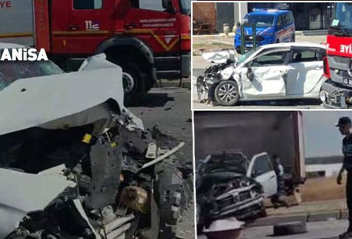 Manisa'daki zincirleme kazada acı detay