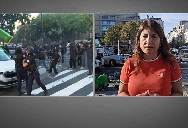 Fransa protestoları CNN TÜRK'te: İşte sıcak noktada son durum...