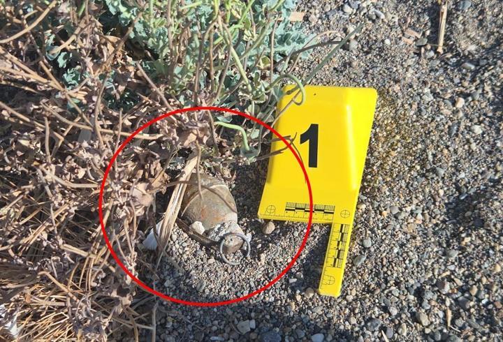 İznik Gölü sahilinde bulunan el bombası imha edildi