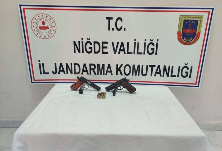 Niğde’de ruhsatsız silah operasyonu: 1 gözaltı