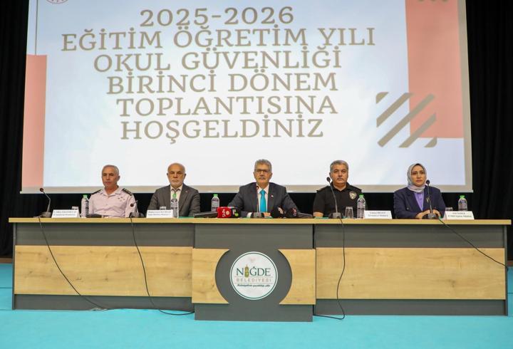 Niğde’de okul güvenliği değerlendirildi