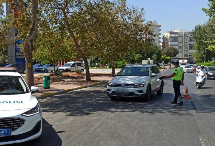 Antalya’da 1 haftada 58 bin 775 araç ve sürücü denetlendi