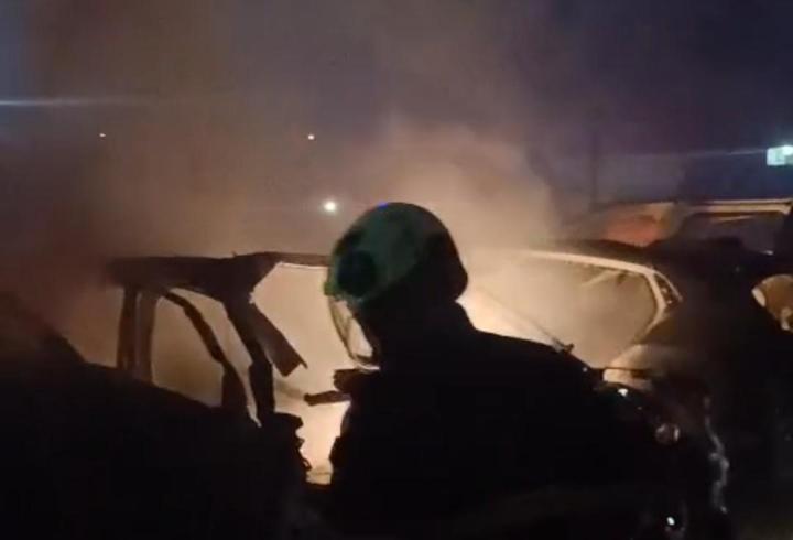 Mardin'de hurda araç deposunda yangın