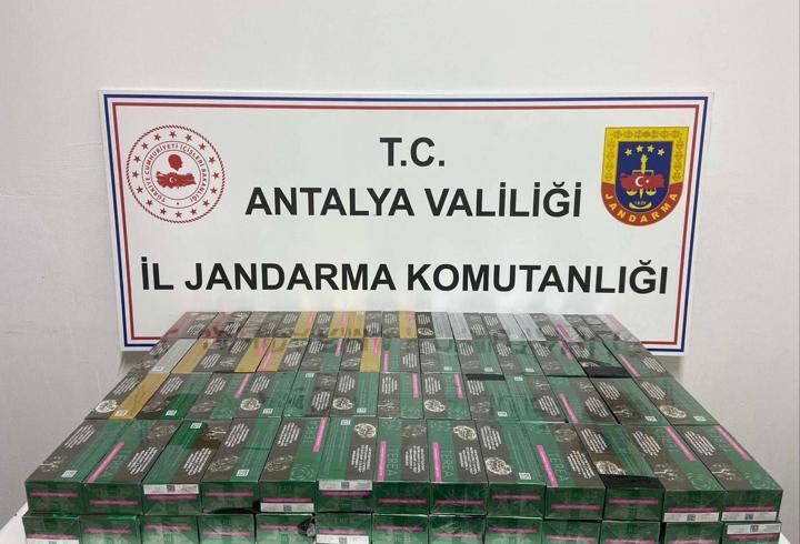 Gazipaşa'da kaçak sigara operasyonu