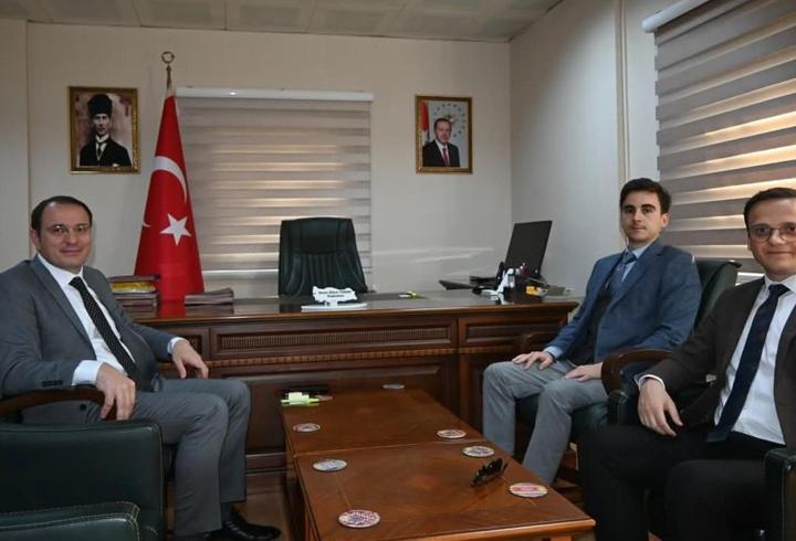 Kaymakam Türker hakim ve savcıları ağırladı