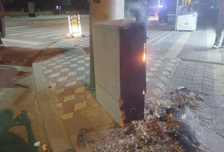 Bingöl’de çöplerin tutuştuğu yangın trafoya sıçradı
