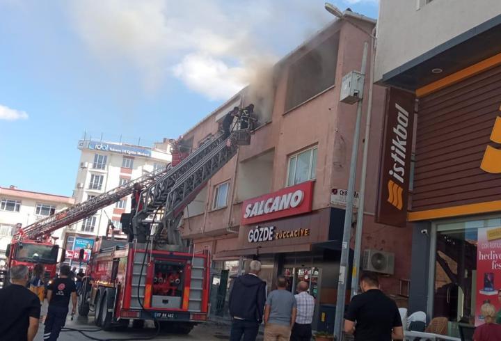 Gelibolu’da meydana gelen ev yangını kısa sürede söndürüldü