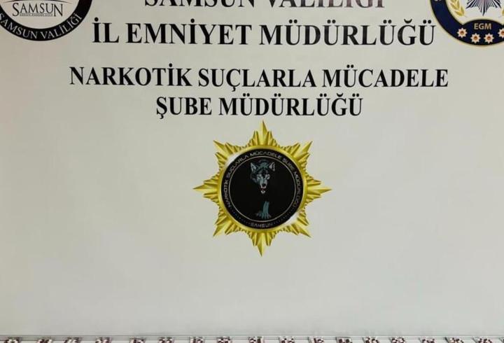 Samsun'da düzenlenen operasyonda uyuşturucu madde ele geçirildi