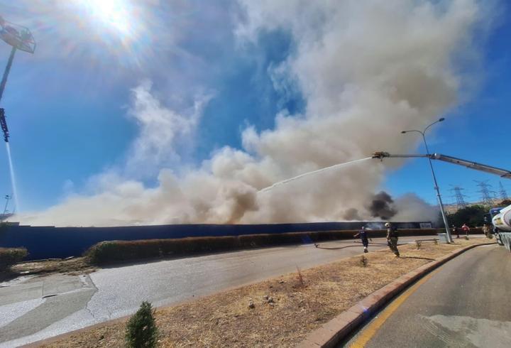Ankara'da atık depolama tesisinde yangın