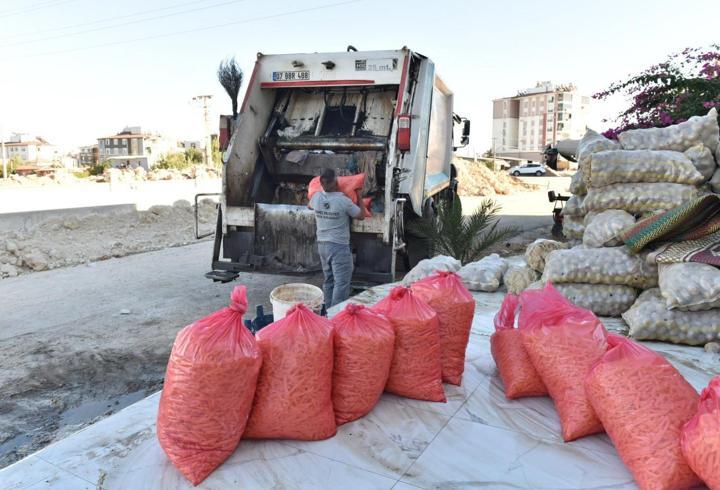 Kepez’de 1,5 ton patates imha edildi