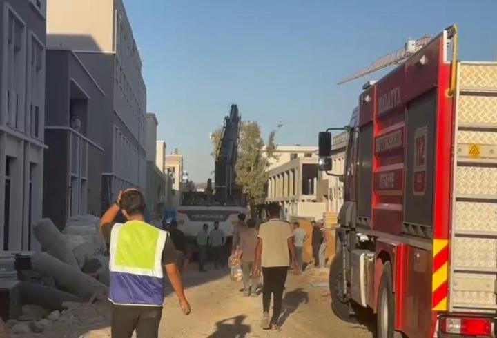 Malatya'da iş yeri şantiyesinde göçük: 1 ölü