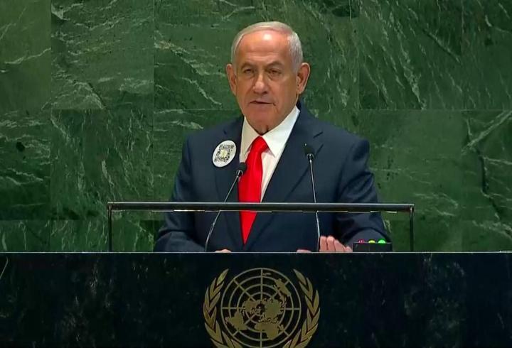 SON DAKİKA... Netanyahu BM’de boş salona konuşuyor