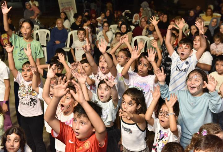 Çocuklar 'Sahne Kepez' ile coştu 