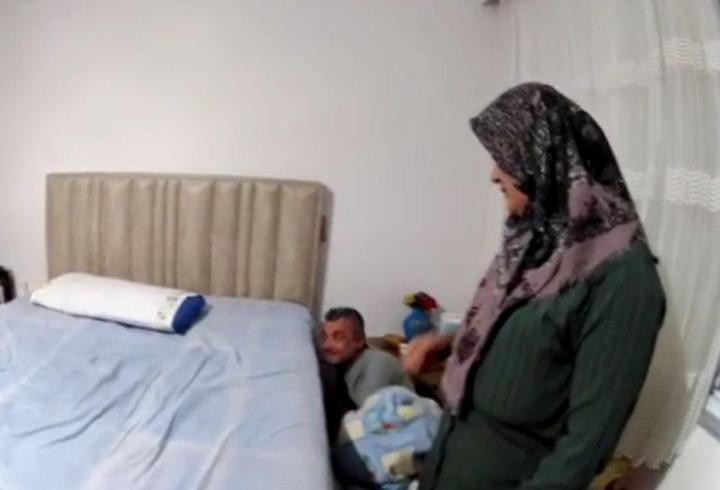 Firari hükümlü yorganın altında yakalandı