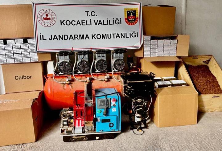 Kocaeli'de 299 bin makaron ele geçirildi