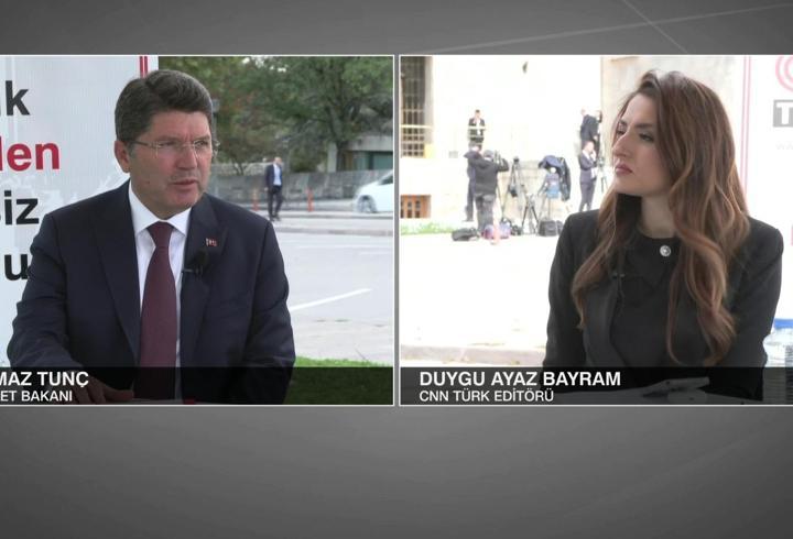 Adalet Bakanı Tunç'tan CNN TÜRK'te açıklamalar