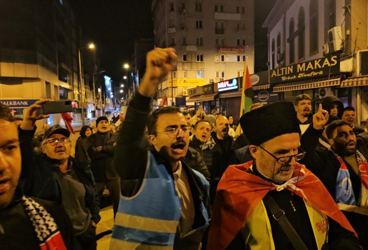 Zonguldak’ta İsrail protestosu
