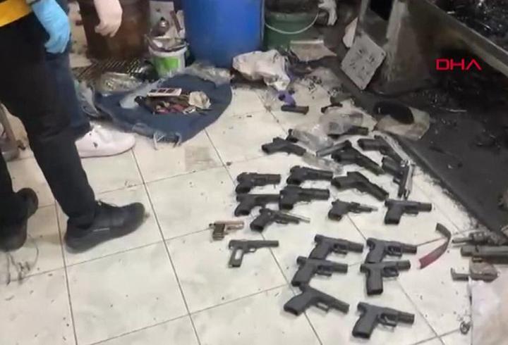 Silah imalathanesine baskın: 2 şüpheli gözaltına alındı