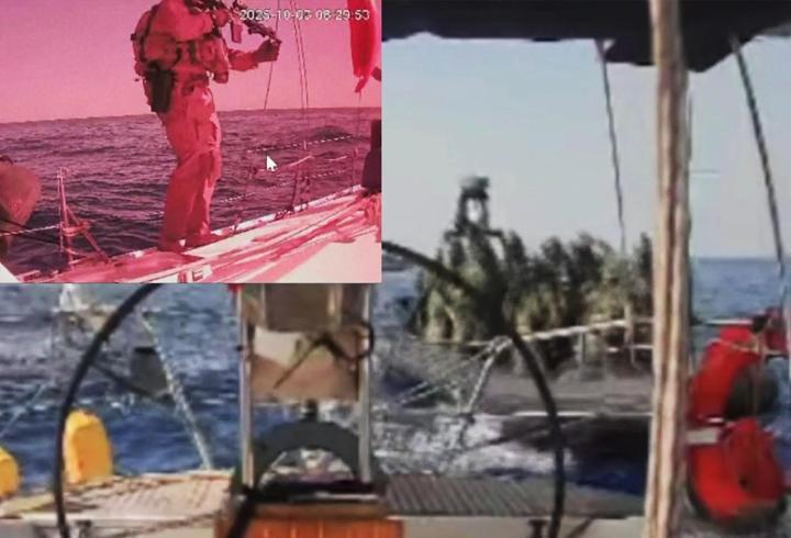 Filodaki son gemi 'Marinette' İsrail baskınına uğradı! İşte son görüntüler...